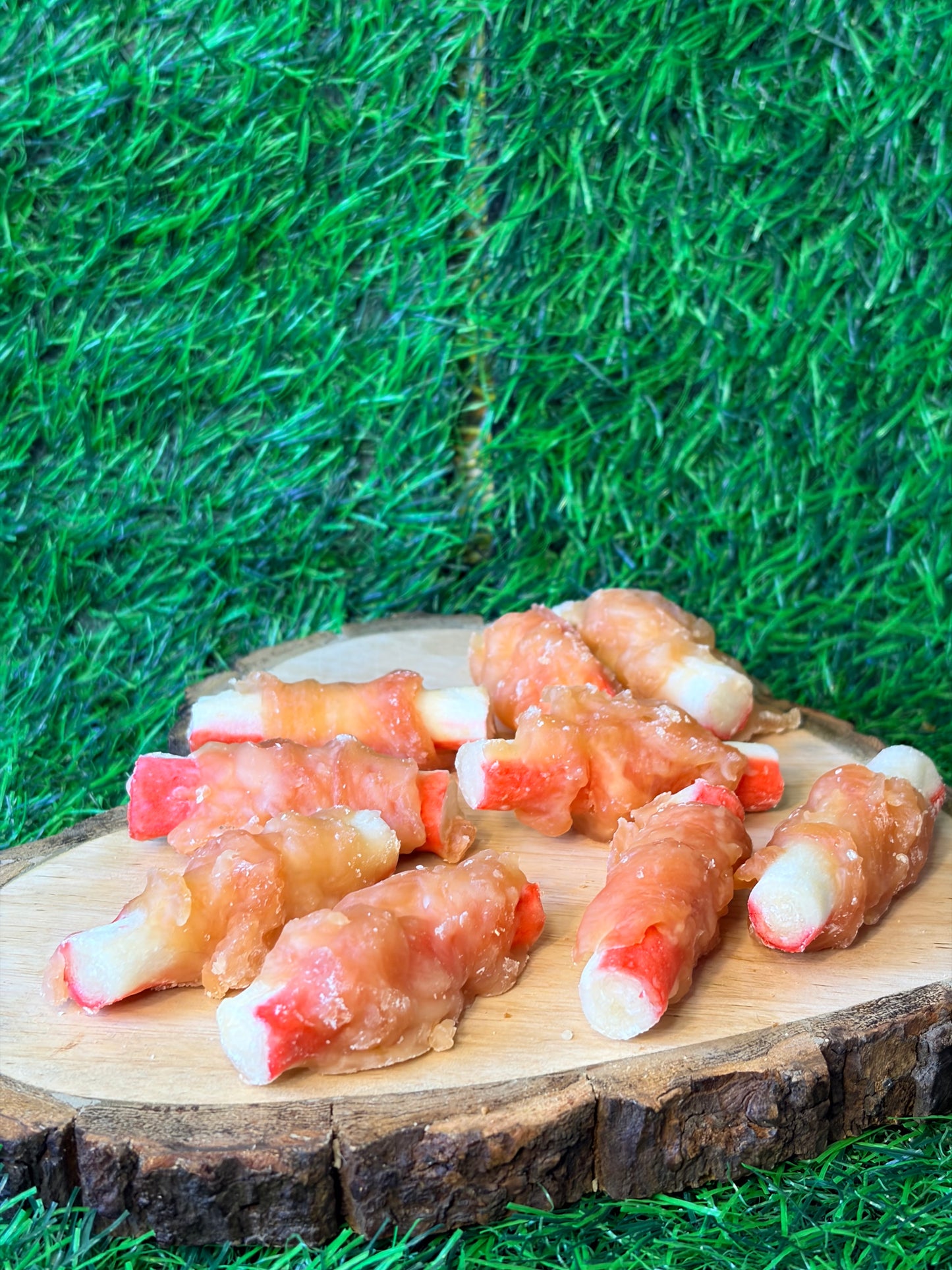 Chicken Wrapped Crab Sticks