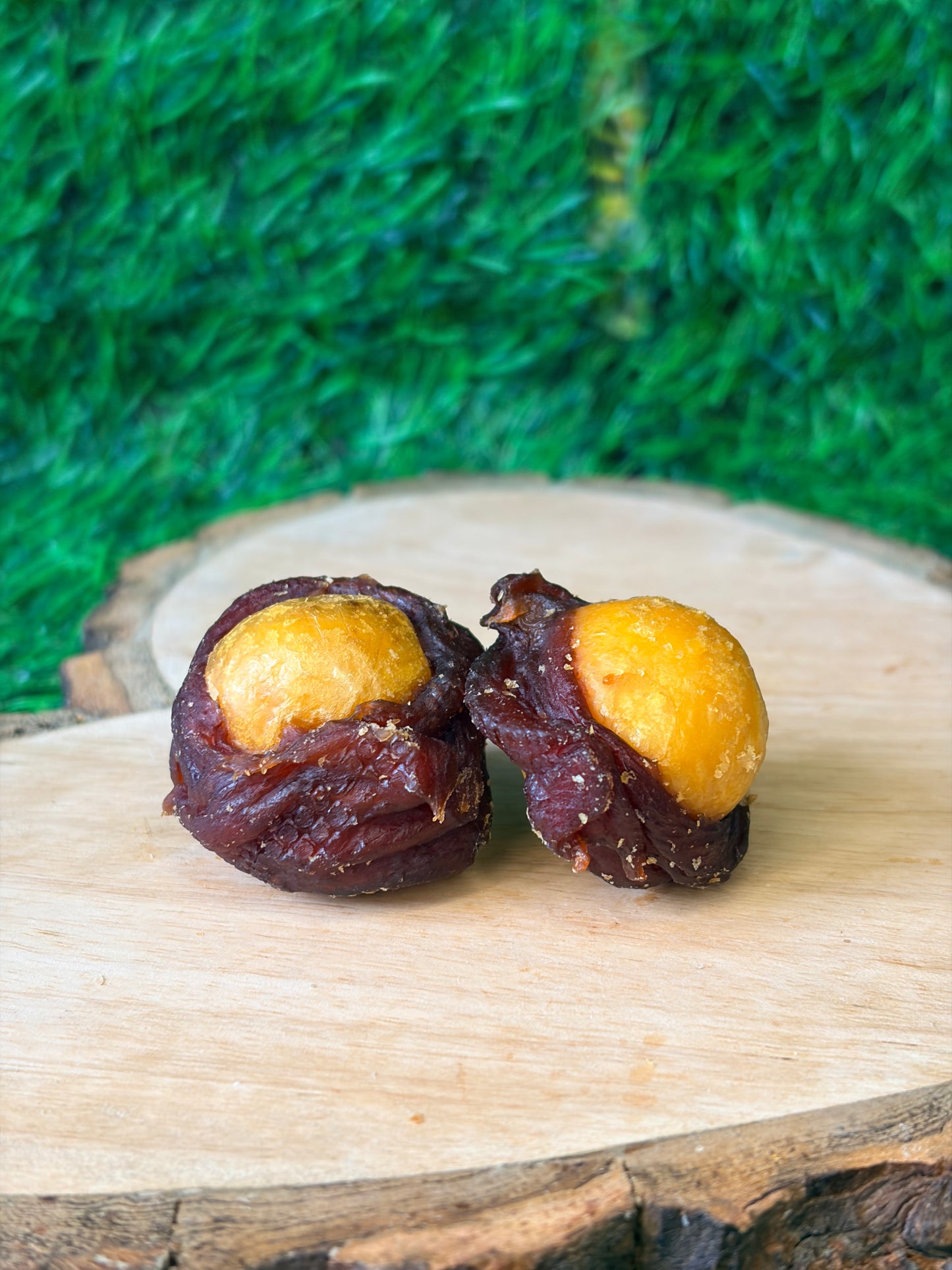 Duck Wrapped Egg Yolks